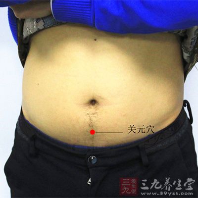 艾灸關(guān)元、期門(mén)、日月、陽(yáng)陵泉